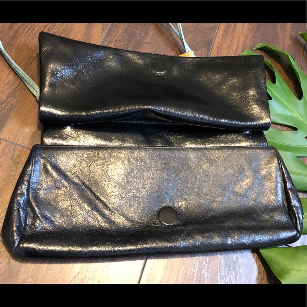 SABINA New York Leather Envelope Clutch Bag - Picture 5 of 9